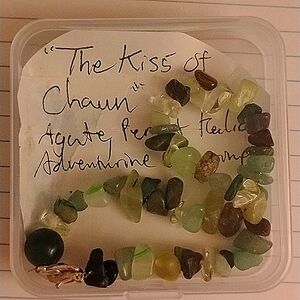 Bracelet green,adventurine,agAte,peridot,jade